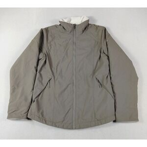 Columbia Jacket Womens Small Brown Nylon Fleece Lined Insulated Outdoors Skiing